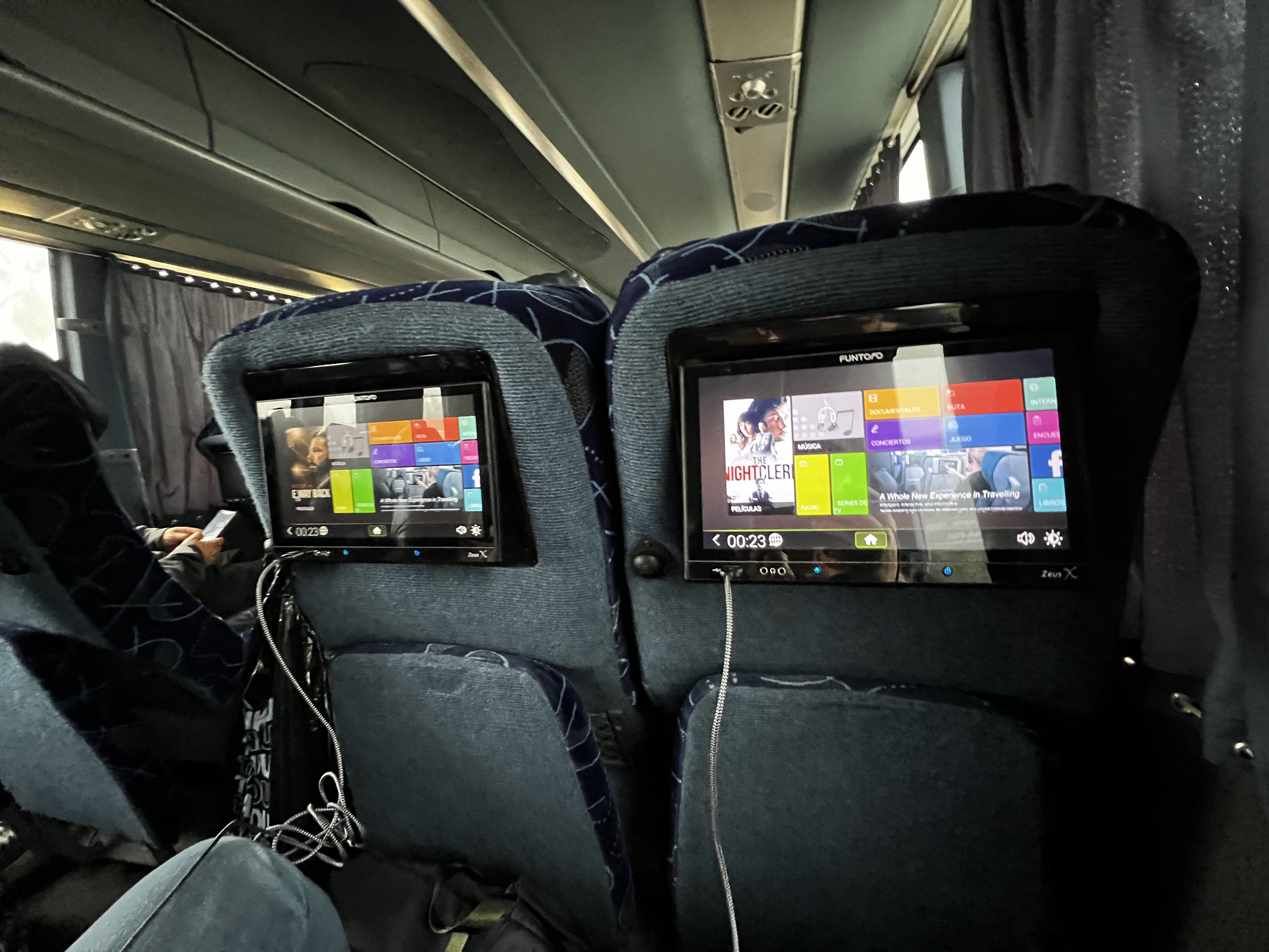 Inside an ABC Bus